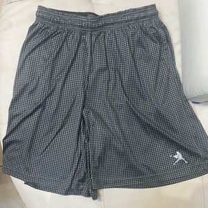 FLYFLY Lacrosse Men's Black Patterned Shorts